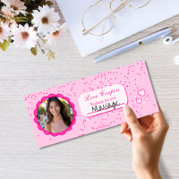 Pink Hearts Love Coupons Valentine’s Day