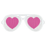Pink Hearts Love Goo Goo Eyes Valentine&#39;s Romance Aviator Sunglasses at Zazzle
