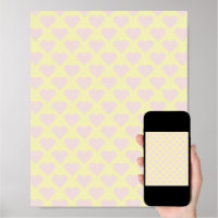 Soft Pink Background Poster