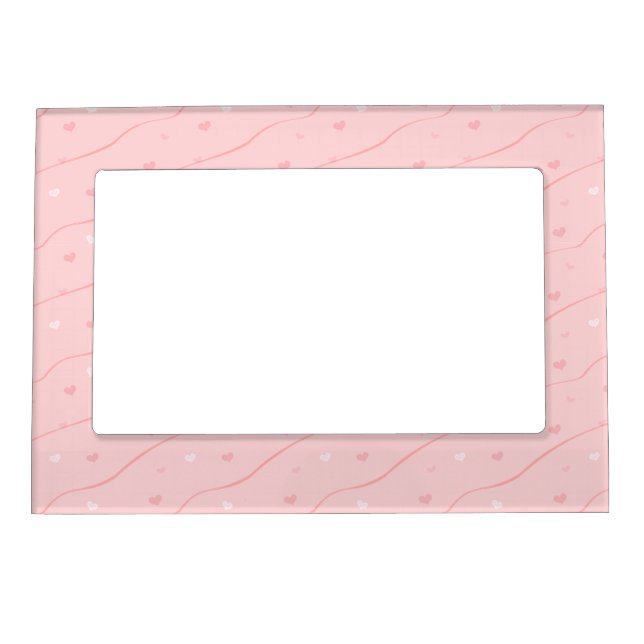 Pink Hearts Magnetic Frame (Front)
