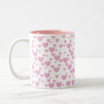 Pink Hearts Mug at Zazzle