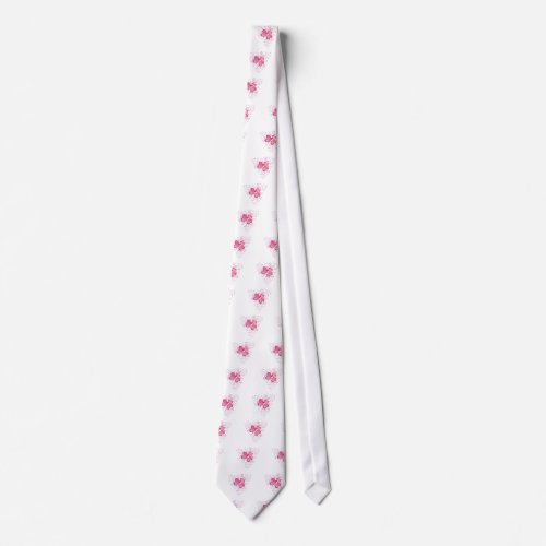 Pink Hearts Neck Tie
