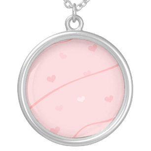 Pink Hearts Necklace