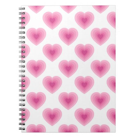 Pink Hearts Notebook