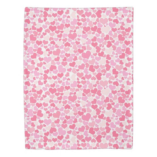 Pink Hearts Pattern _ Duvet Cover