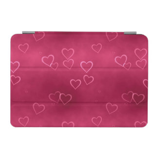 Pink hearts pattern iPad mini cover