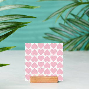 Pink Hearts Pattern, Romantic, Love Holder