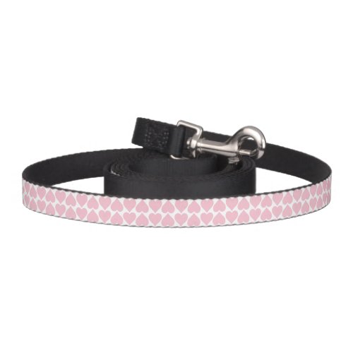 Pink Hearts Pattern Romantic Love Pet Leash