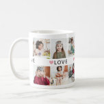 Pink Hearts Photo Collage We Love You Grandma Coffee Mug at Zazzle