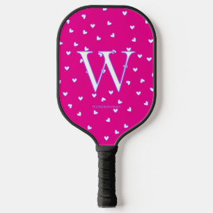 Pink Hearts Pickleball Paddle