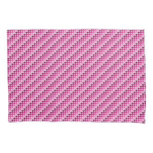 Pink hearts pillow case