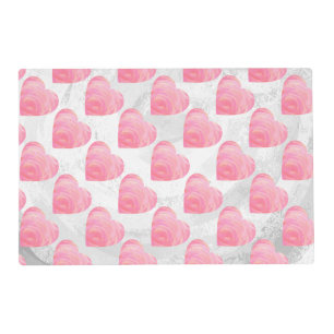 Pink Hearts Placemat