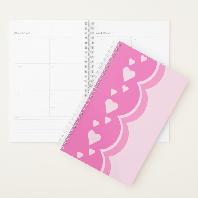 Pink Hearts Planner (Display)
