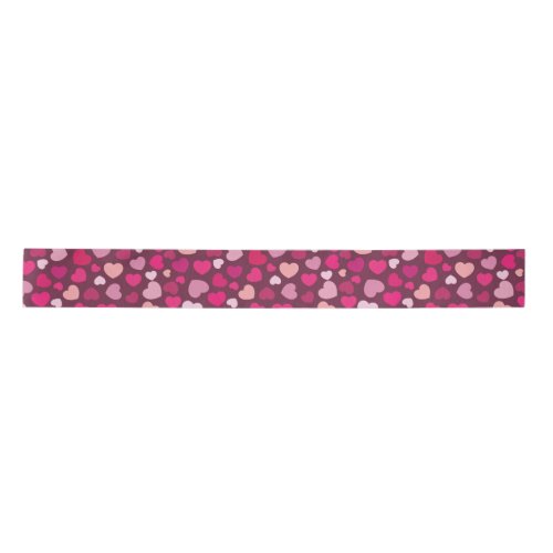 Pink Hearts Satin Ribbon