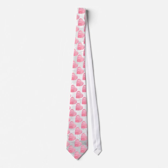 Pink Hearts Tie (Front)