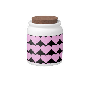 Pink Hearts,Unconditional Love_ Candy Jar