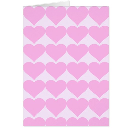 Pink Hearts,Unconditional Love_ Cards (Front)
