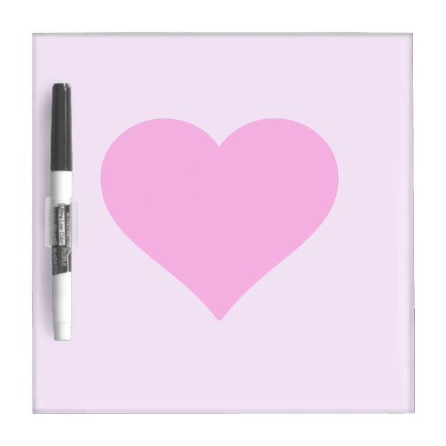 Pink Hearts,Unconditional Love_ Dry Erase Board (Front)