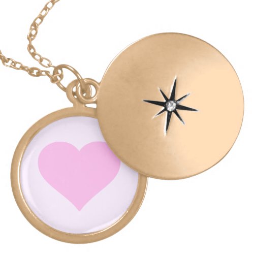 Pink HeartsUnconditional Love_ Locket Necklace
