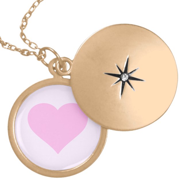 Pink Hearts,Unconditional Love_ Locket Necklace (Front)