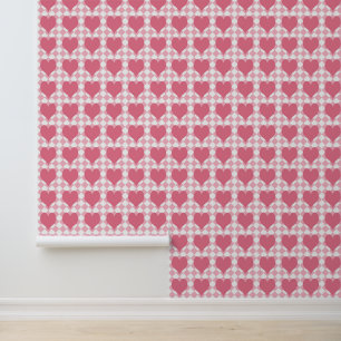 Pink Hearts Wallpaper