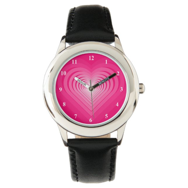 Pink Hearts Watch (Front)
