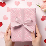 Pink Hearts Wrapping Paper<br><div class="desc">Soft pink hearts pattern wrapping paper for a pink theme wedding,  birthday,  Valentine's Day or other occasion.</div>