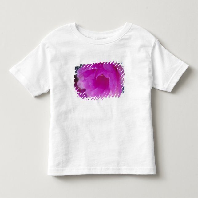 Pink Hedgehog Cactus blossom (Echinocereus Toddler T-shirt (Front)