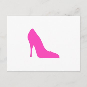 Pink Heels Postcard by pinkgifts4you at Zazzle