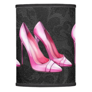 Pink Heels Shoes Lamp Shade