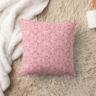 Pink Heirloom Throw Pillow