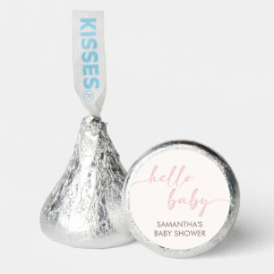 Pink Hello Baby Shower Hershey®'s Kisses®