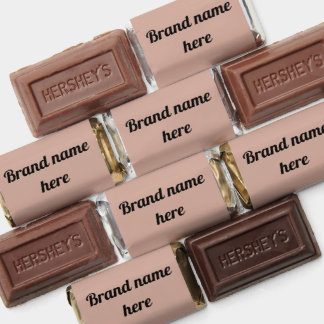 Pink Hershey’s Minis with Custom Name Hershey's Miniatures