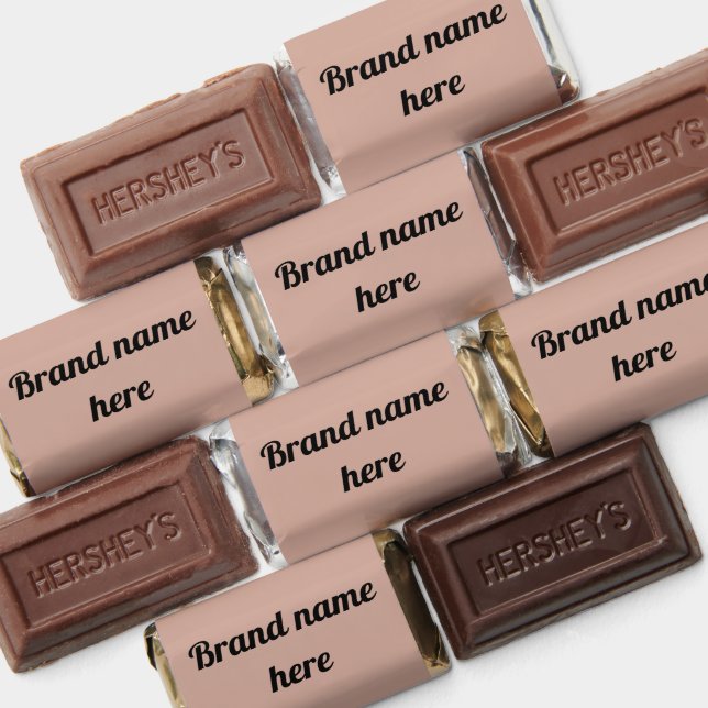 Pink Hershey’s Minis with Custom Name Hershey's Miniatures (Assorted)