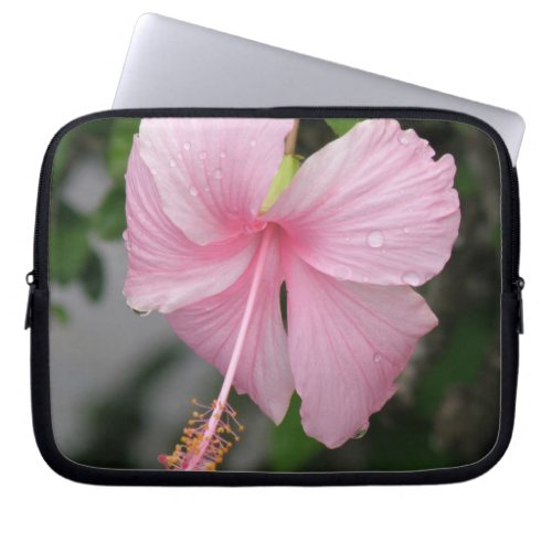 Pink Hibiscus Electronics Bag