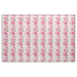 Pink Hibiscus Flowers Fabric