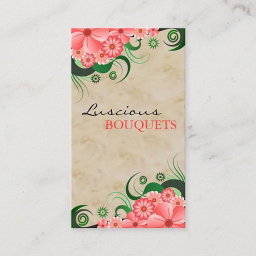 Customizable Florist Business Card