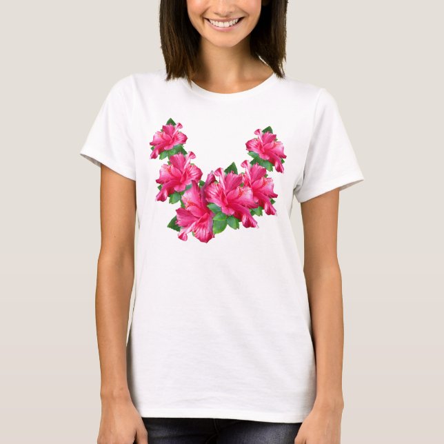 Pink Hibiscus Lei Shirts (Front)