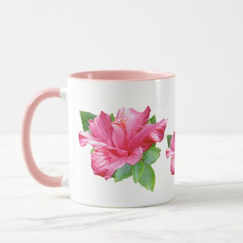 Pink Hibiscus Mug