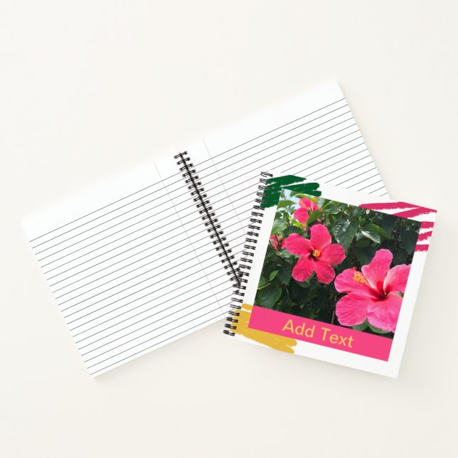 Pink Hibiscus Notebook (Inside)
