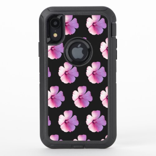 Pink Hibiscus  OtterBox Defender iPhone XR Case