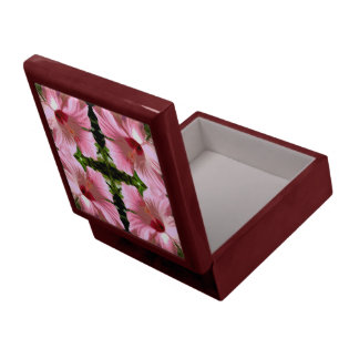 Pink Hibiscus Pattern Gift Box
