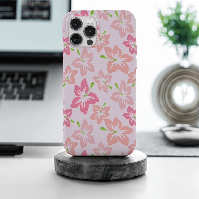Pink Hibiscus, Pink Flowers, Pattern Of Flowers Case-Mate iPhone Case (Creator Uploaded)