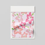 Pink Hibiscus, Pink Flowers, Pattern Of Flowers Fabric