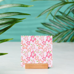 Pink Hibiscus, Pink Flowers, Pattern Of Flowers Holder