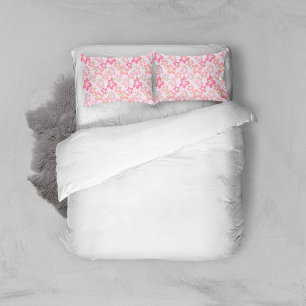 Pink Hibiscus, Pink Flowers, Pattern Of Flowers Pillow Case