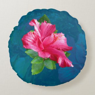 Pink Hibiscus Queen Floral