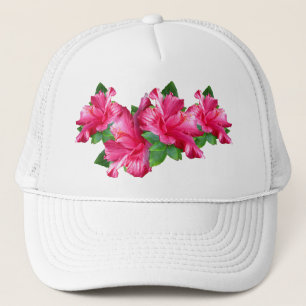 Pink Hibiscus Queen Hat