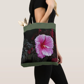 Pink Hibiscus Tote