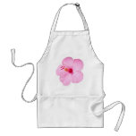 Pink Hibiscus Tropical Flower Adult Apron